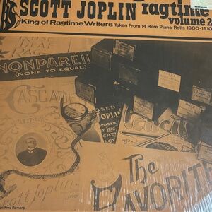 Scott Joplin Ragtime Vinyl Record